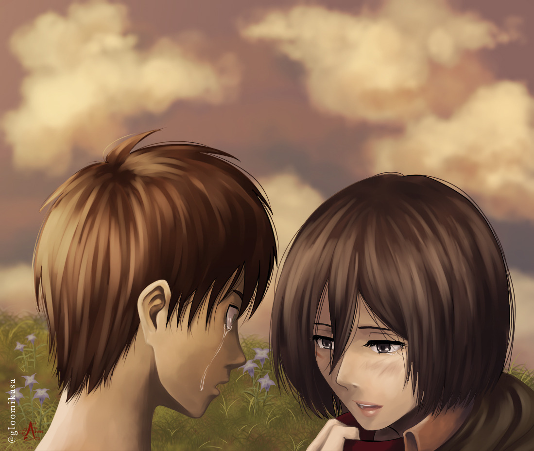 gloomikasa:  “Listen to me, Eren.There’s something I want to say.Thank you…