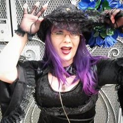 Beware the Brides of March! Windy ides in #sanfrancisco #bridesofmarch #goth #femdom #flashmob #cacaphonysociety