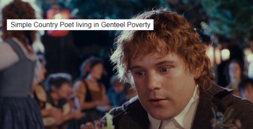 penny-anna:The Fellowship & Bilbo + 19th Century Character Trope Generatorbonus Sam/Frodo