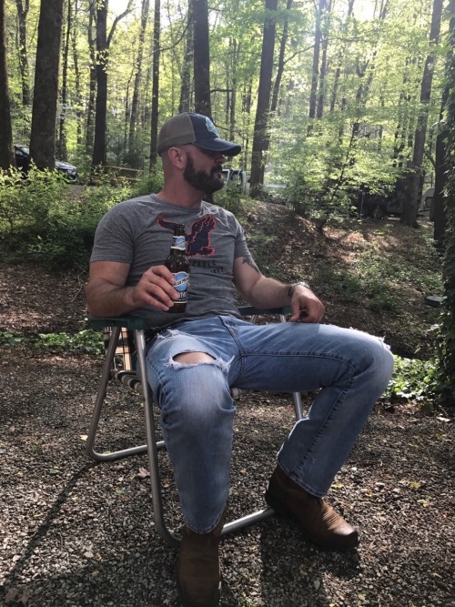 Porn Pics redneckcowboy69:  In the woods or anywhere