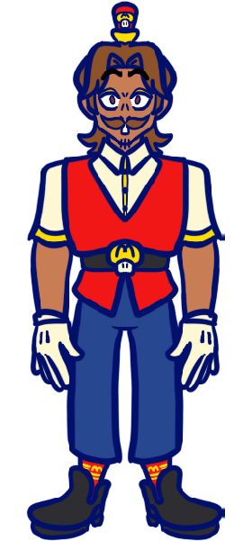 I love Swagmaster6969696969 so much I drew up a whole other character reference with the McDunwald's (McDonald's) outfit on.