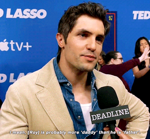 PHIL DUNSTER On ROY & JAMIES DYNAMICRed Carpet Interview @ The Ted Lasso FYC Event