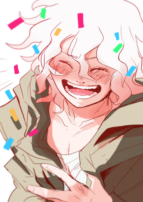 So full of love for that hope and the one who embodies it~Happy Komaeda day!!