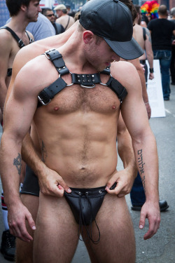 talesfromlastsummer:  My brother and I frequented Folsom Street fair every year. You’d think that people would guess by the way we look that we were related, but it was just as well that nobody guessed, and if they did, they didn’t say anything. The