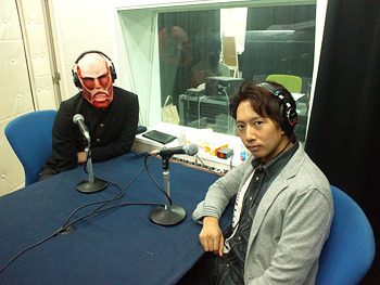 fuku-shuu:  Kaji Yuuki (Eren), Ishikawa Yui (Mikasa), and Hashizume Tomohisa (Bertholt) at the broadcast session of the first “Attack on Titan: Junior High After School Radio” episode! The first/A Part will feature two seiyuu fromt he show while