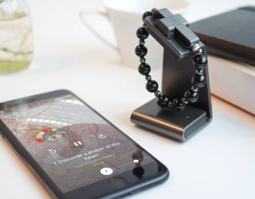 Vatican launches $110 smart eRosary bracelet that tracks your prayers.Click to pray.“To activate it,