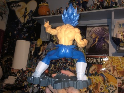 Dragon Ball Z Dokkan Battle 6th Anniversary SSG Shirtless Vegeta Figure 