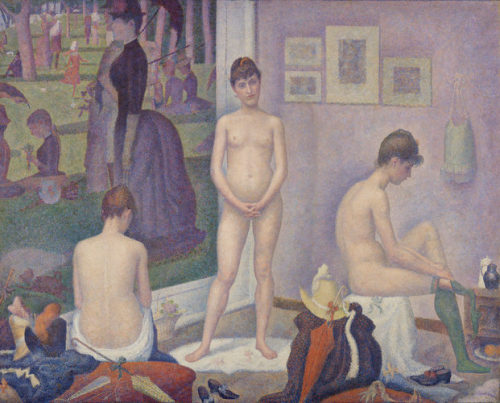 the-barnes-art-collection: Models (Poseuses) by Georges Seurat, The Barnes FoundationBarnes Foundati