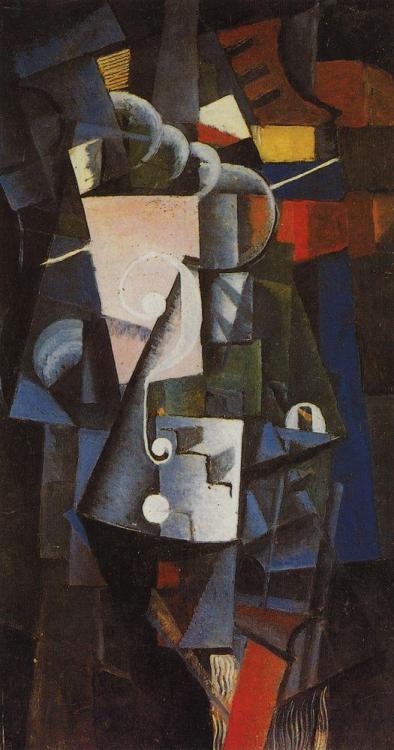 artist-malevich:
“ Vanity Box, 1913, Kazimir Malevich
Size: 49x25 cm
Medium: oil on canvas”