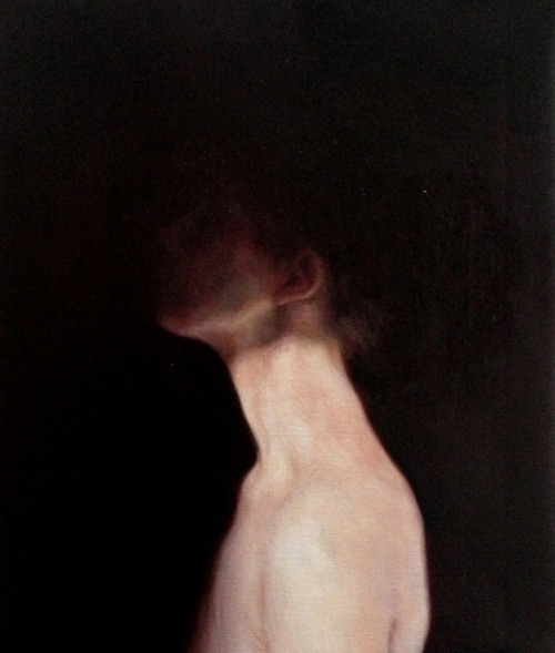 red-lipstick:  Anna Madia (b. 1976, Turin, Italy, France based) - She Rise Up from Sleepwalking series, 2014    Paintings: Oil on Canvas