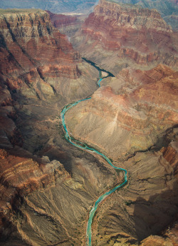 breathtakingdestinations:  Colorado River and Little Colorado River - Arizona - USA (von honeynhero photography) 