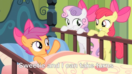 From “Somepony to Watch Over Me”