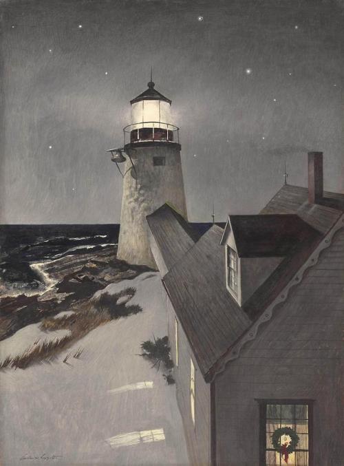 Snowy Morning, Andrew Wyeth, circa 1947