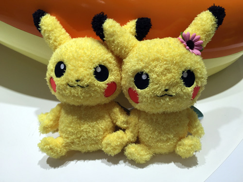 zombiemiki:Fuzzy Pikachu pair