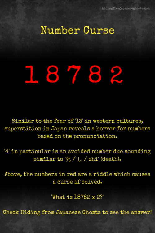 Number CurseSimilar to the fear of ‘13’ in western cultures, superstition in Japan revea