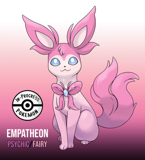 inprogresspokemon: Empatheon (Psychic/Fairy) #??? - On rare occasion, an Eevee can be affe