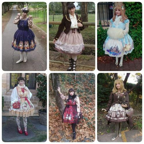 lemonade-moonkiss: My 2017 Lolita Coordinate Showcase.Some coordinates worked better than others. So