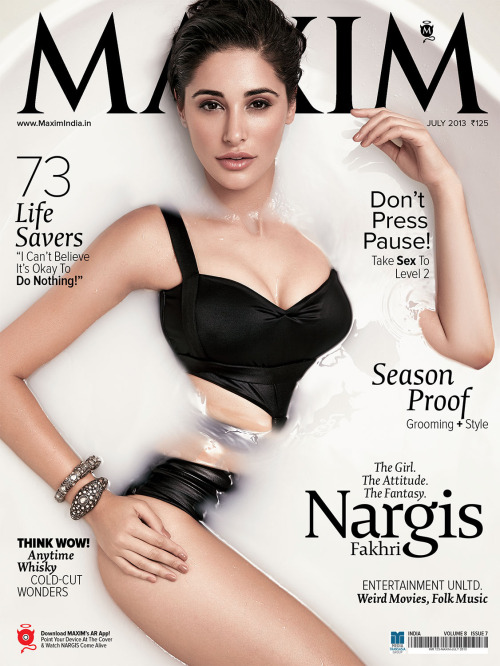 bollywoodhqs - Nargis Fakhri for Maxim July 2013