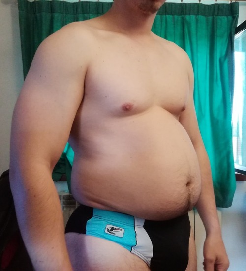 Fat Ass In Old Swimsuit