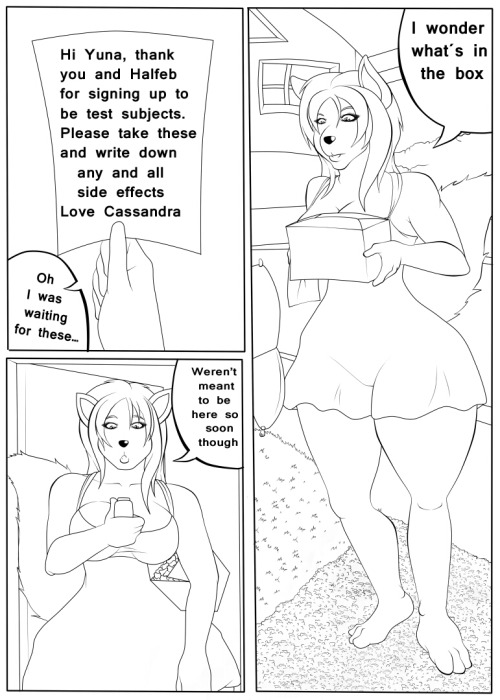 Cover and page 1 for my Test subject comic I´ll upload 1 page per day