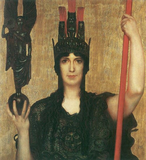 illwrought: Pallas Athena | Franz von Stuck 1898