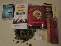comfortably-lobotomized:  little gifts from a homie and a couple of smoke shop purchases.