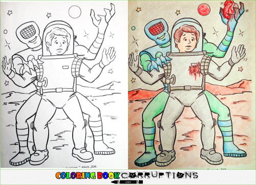 the-butt-prince-ike:  tastefullyoffensive:  Coloring Book CorruptionsRelated: Hipster Dinosaurs  ok i’ve been staring at the one with Goofy and Pluto for like 10 minutes now and still don’t get it. Someone more clever or less innocent explain? 