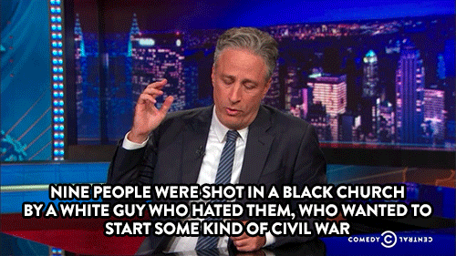 comedycentral:  Click here to watch Jon Stewart’s response to the Charleston church