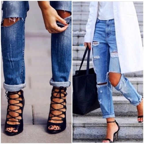 ** TRENDING ** Ripped Jeans // The Perfect Staple Piece For Every Girl.. Dress Them Up With A Blazer & Heels Or Down With Sandals & A T-Shirt!👖