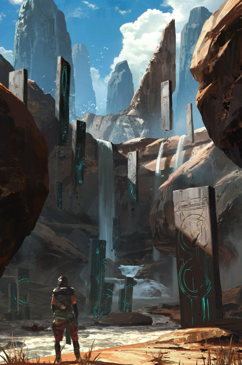 cinemagorgeous:Beautiful sci-fi art by Ryan Gitter.Featured on Cyrail: Inspiring artworks that make 