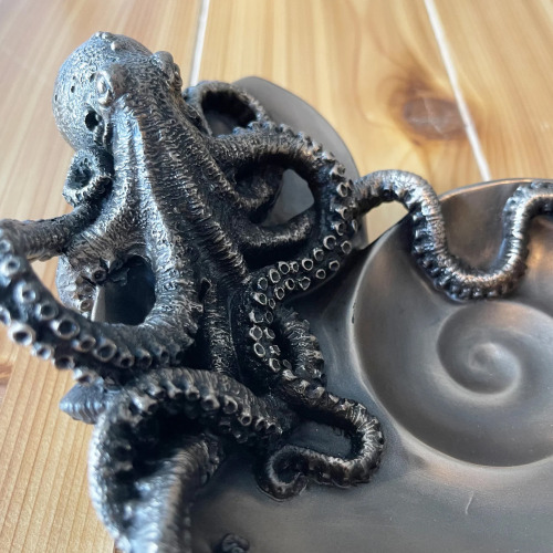 Decorative Handmade Spiral Shell Octopus Tray Available here : Shopteli 
