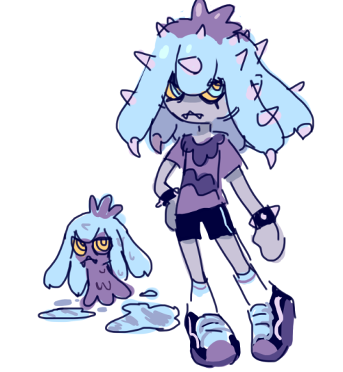 biluart:quick mareanie inkling (?) doodlei cant be the only one who thinks mareanie looks like it ca