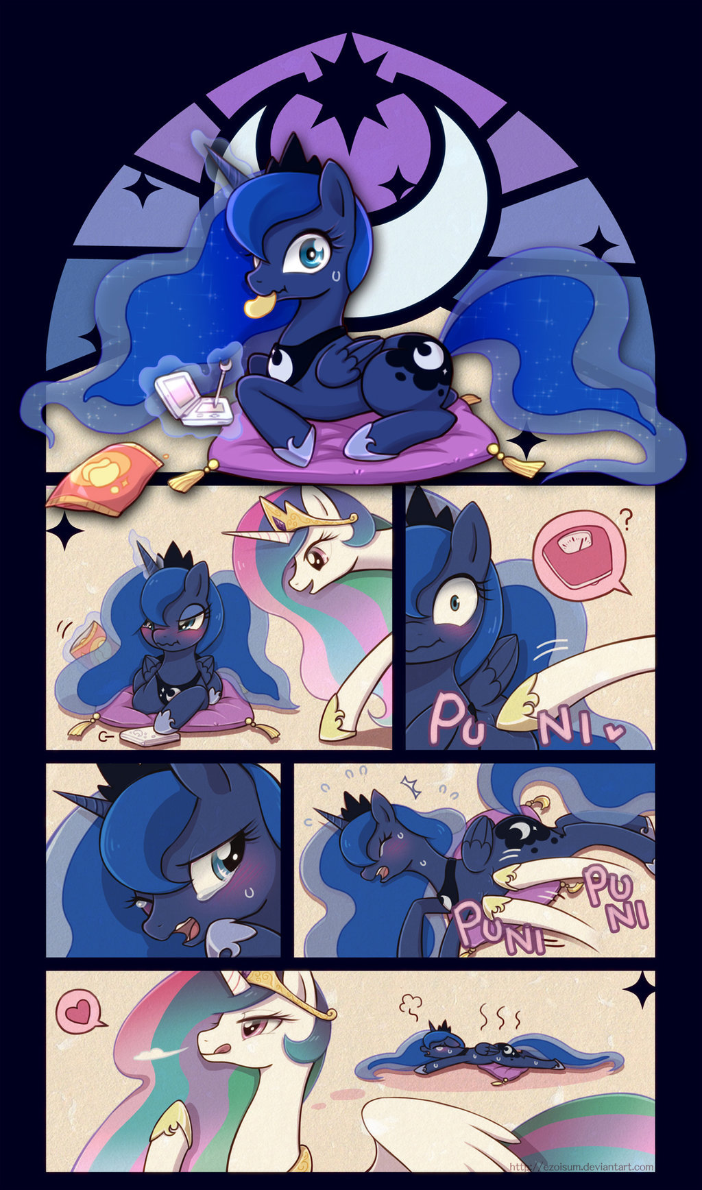 republique-lunaire:  Celestia and Luna by ~ezoisum 