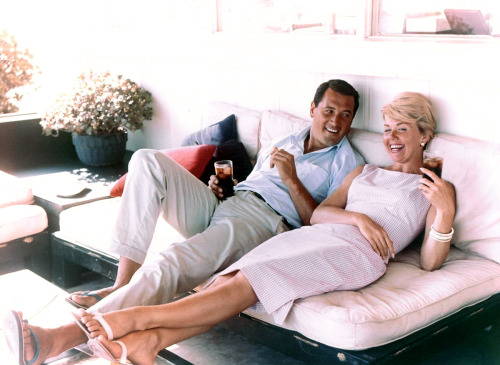 Rock Hudson, Doris Day.