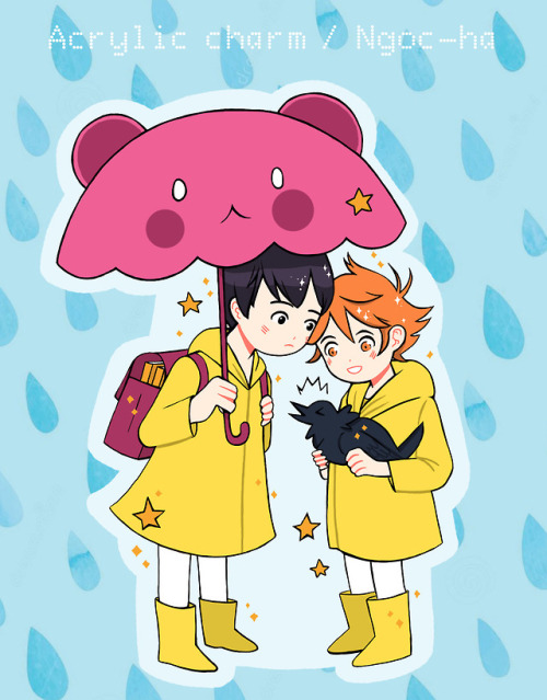 ngoc-ha: I made some acrylic charms for Japan Expo !!! :3 I’m really happy they’re reall