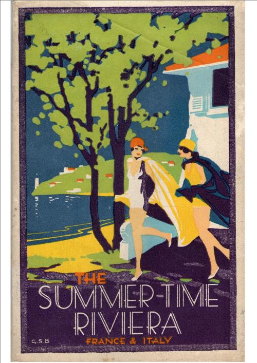 michaelmoonsbookshop:  Vintage 1920’s railway brochure for the Summer-Time Riviera