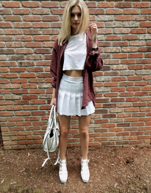 christiescloset: OUTFITS WITH TENNIS SKIRT // Tennis skirt used from American Apparel :-) More outfi