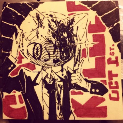Kickin&rsquo; off #inktober with Don, your friendly neighborhood, cat lovin&rsquo; hitman. #