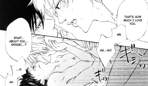 Edi's reading yaoi