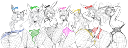 sketch w.i.p / Group comission i’m working on :&gt; HD: http://imgur.com/ntKmueFFallout 4 OC’s wich one is your favourite so far ?