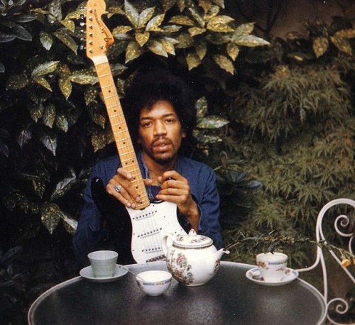 Some of the last photos taken of Jimi Hendrix the day before his death on September 17th, 1970. The 