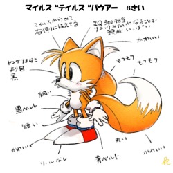 misterkanzaki:Tails  doodles