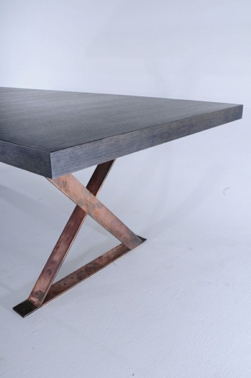 thedesignwalker: White Oak Dining Table by Kellam Clark Design. You can buy it starting from $ 9000 