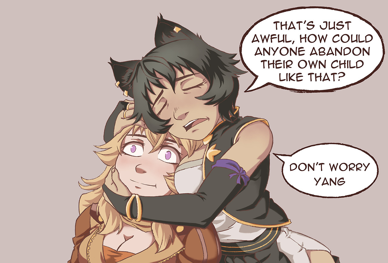 ari-6:  Poor Yang… Too much of one kind of love, not enough of the other…