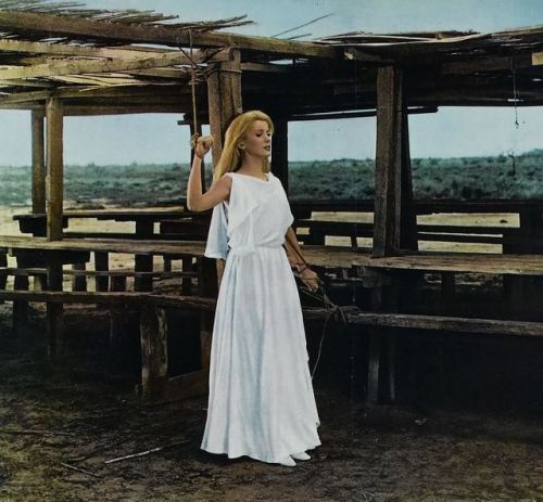 labelledeneuve: Catherine Deneuve in (part of) a lobby card of Belle de Jour (1967)