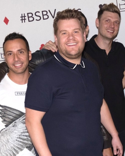 keepitmovinshawty: dontwantyouback: Backstreet Boys and James Corden You might have to start cutting