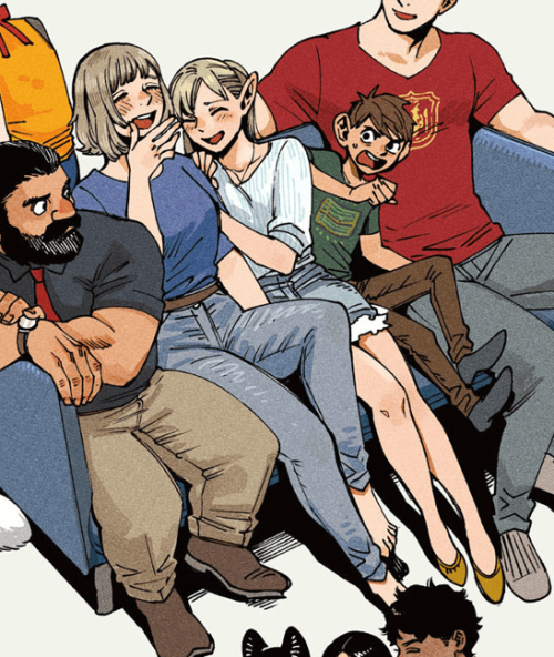God I Love How Domestic Modern Au Falin And Marcille Art Is Its So Cute