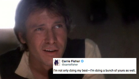 hvnleia: Star Wars + Carrie Fisher tweets, Part II