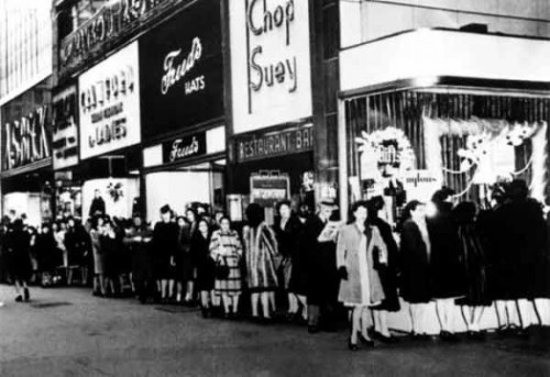 The Nylon Riots of 1945,Before World War II one of the most popular consumer goods were nylon stocki