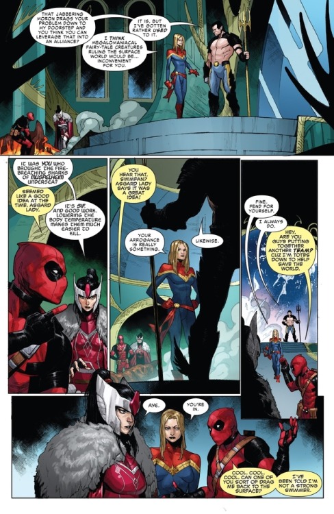 namorthesubmariner: “Fine, fend for yourself.” “I always do.”War of the Realms: Strikeforce (201